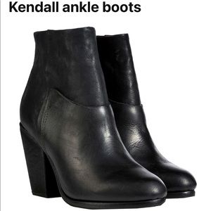 Rag & Bone Kendall Leather Ankle Boots (38.5/8.5)